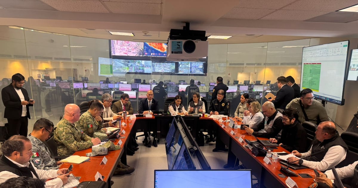 Clara Brugada lidera simulacro sísmico conjunto CDMX-Edomex